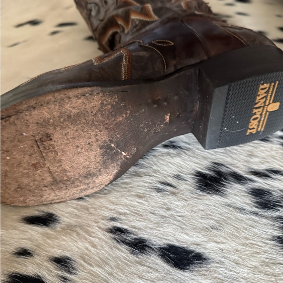 Dan Post Brown Western Boots - Picture 4 of 7